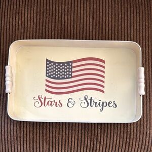 Patriotic Flag Serving Tray